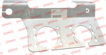 102131 Kempf Halter f. Elektroausr., f. Elektrik/Pn., f. 3x Steckdose, rechts, SKM
